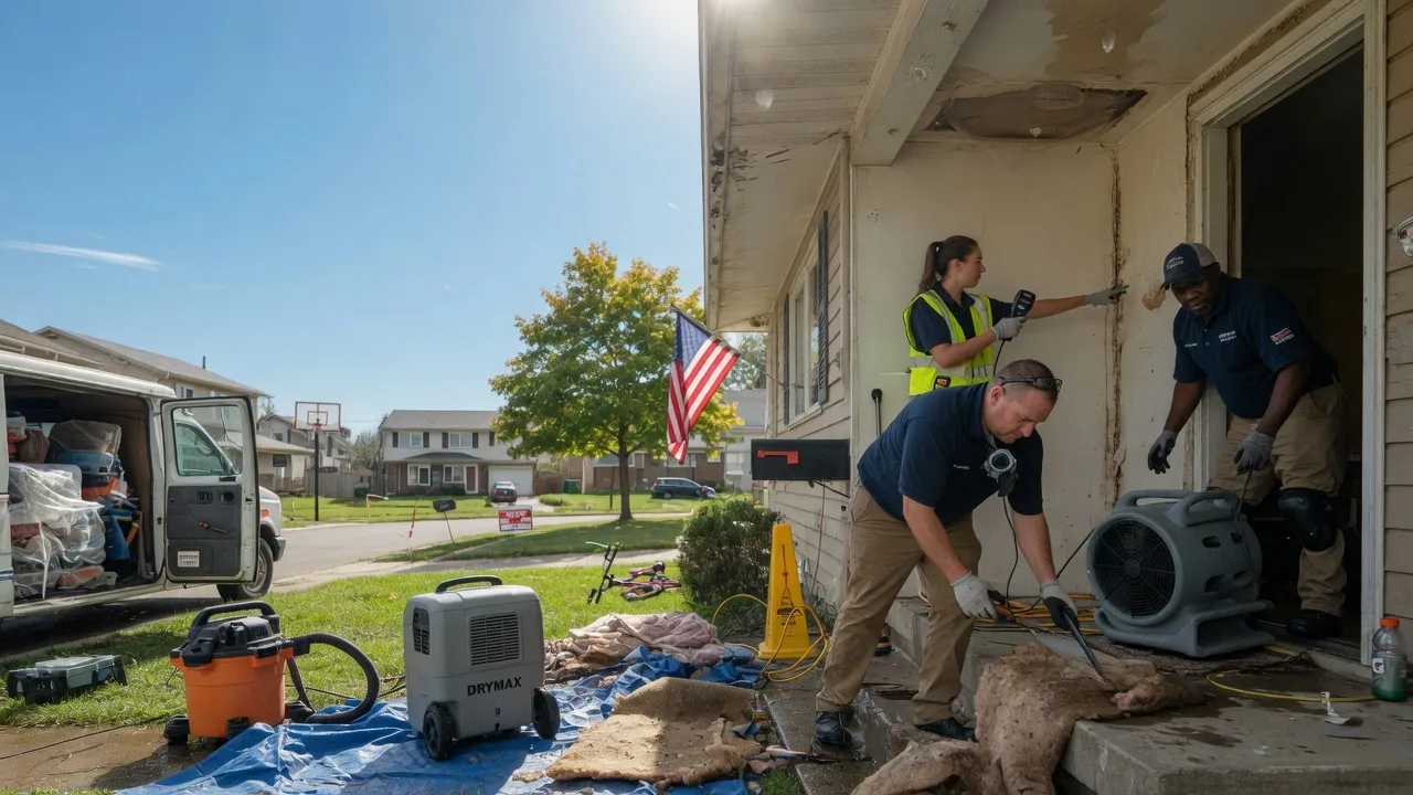 Water Damage Restoration in Donie, TX near me